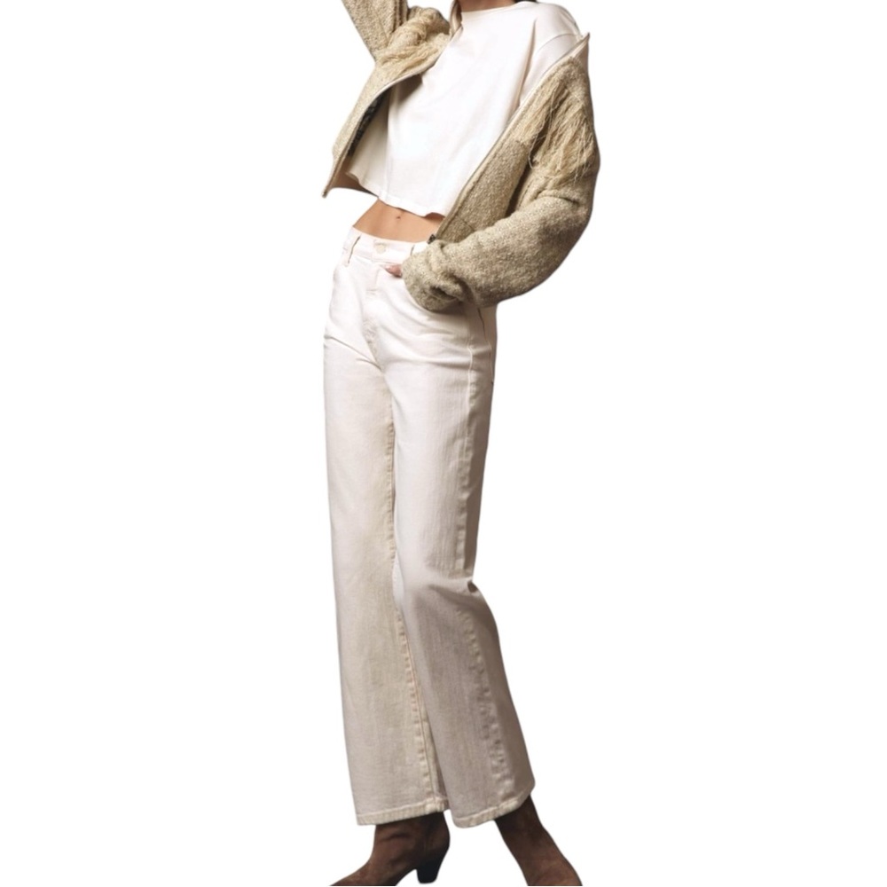 MOTHER Women's Cream Jeans